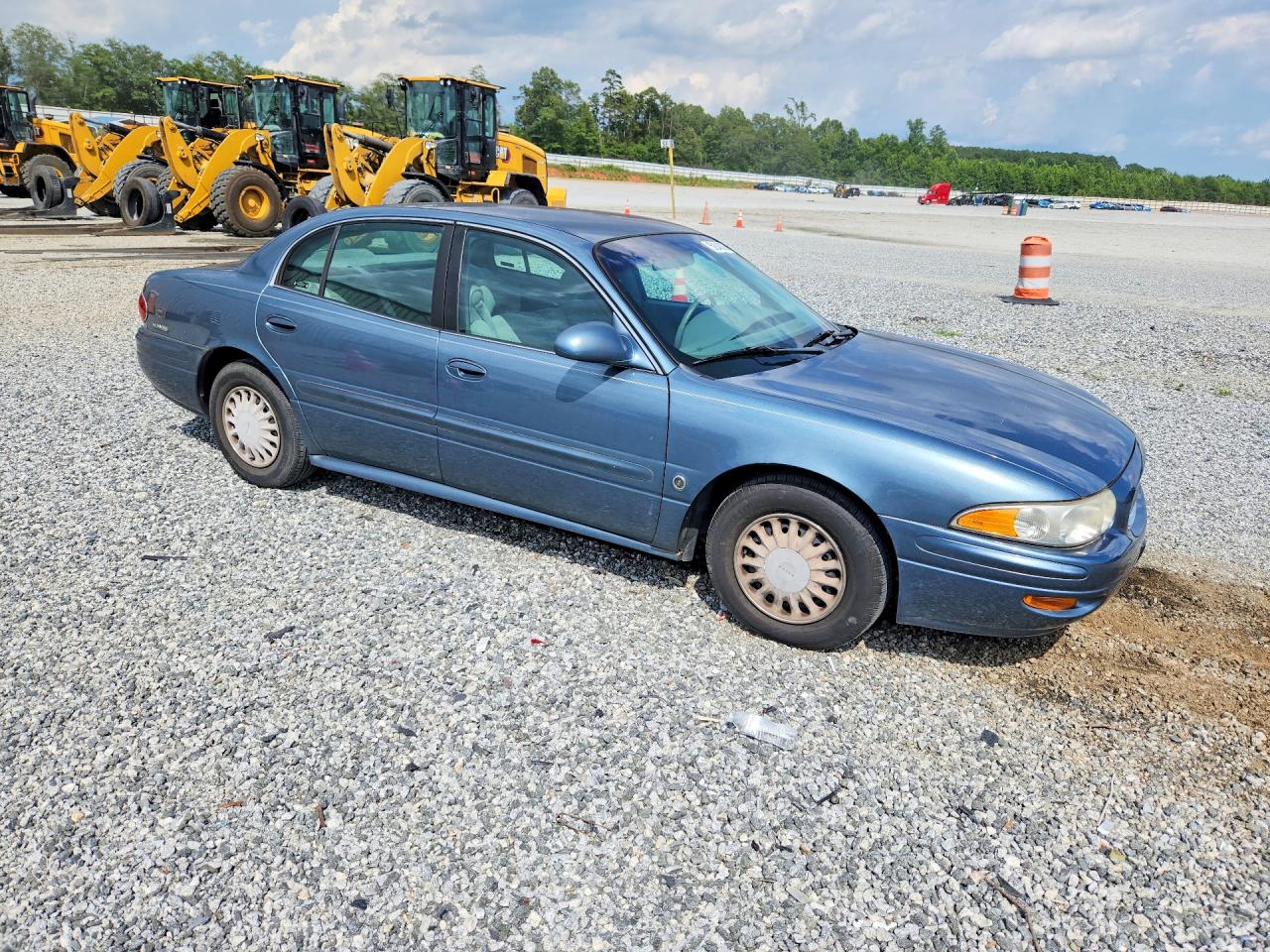 2002 Buick Lesabre Custom Blue vin: 1G4HP54K82U252898