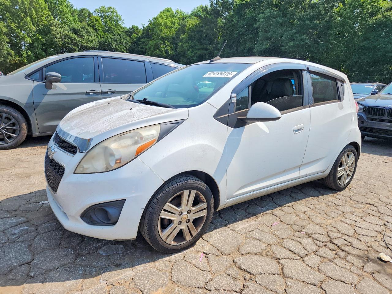 2013 Chevrolet Spark 1lt White vin: KL8CC6S99DC518303