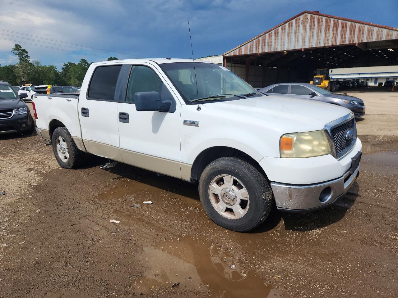 2008 Ford F150 Supercrew White vin: 1FTRW12W28FA93514
