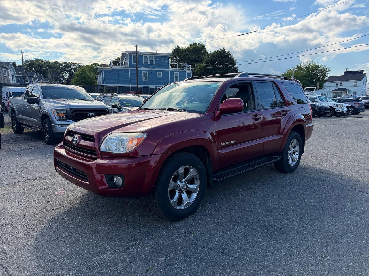 2007 Toyota 4runner Limited Burgundy vin: JTEBU17R578082905