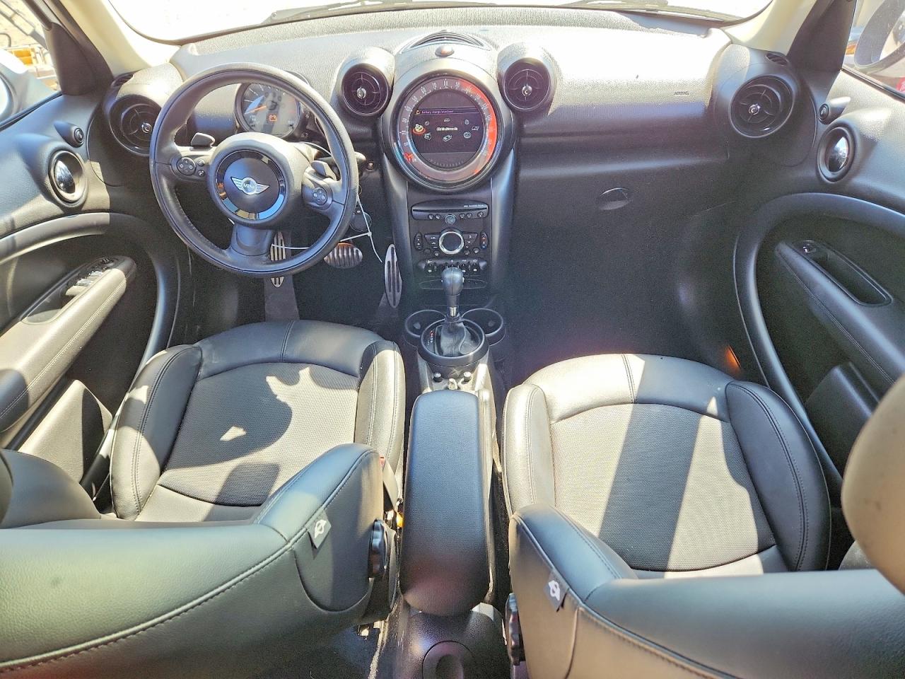2015 Mini Cooper S Countryman Белый vin: WMWZC3C54FWT05432