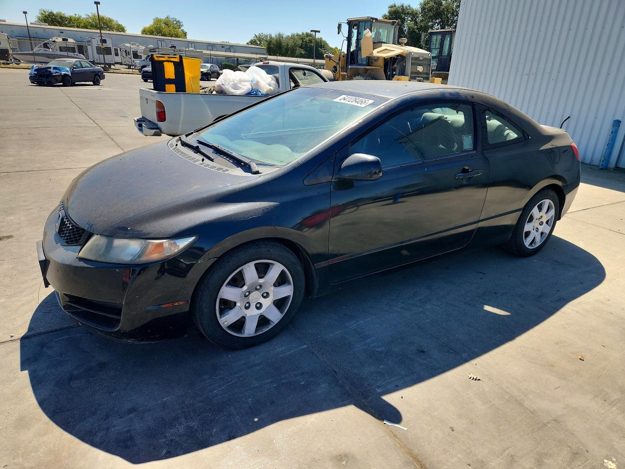 2010 Honda Civic Lx Black vin: 2HGFG1A60AH508837