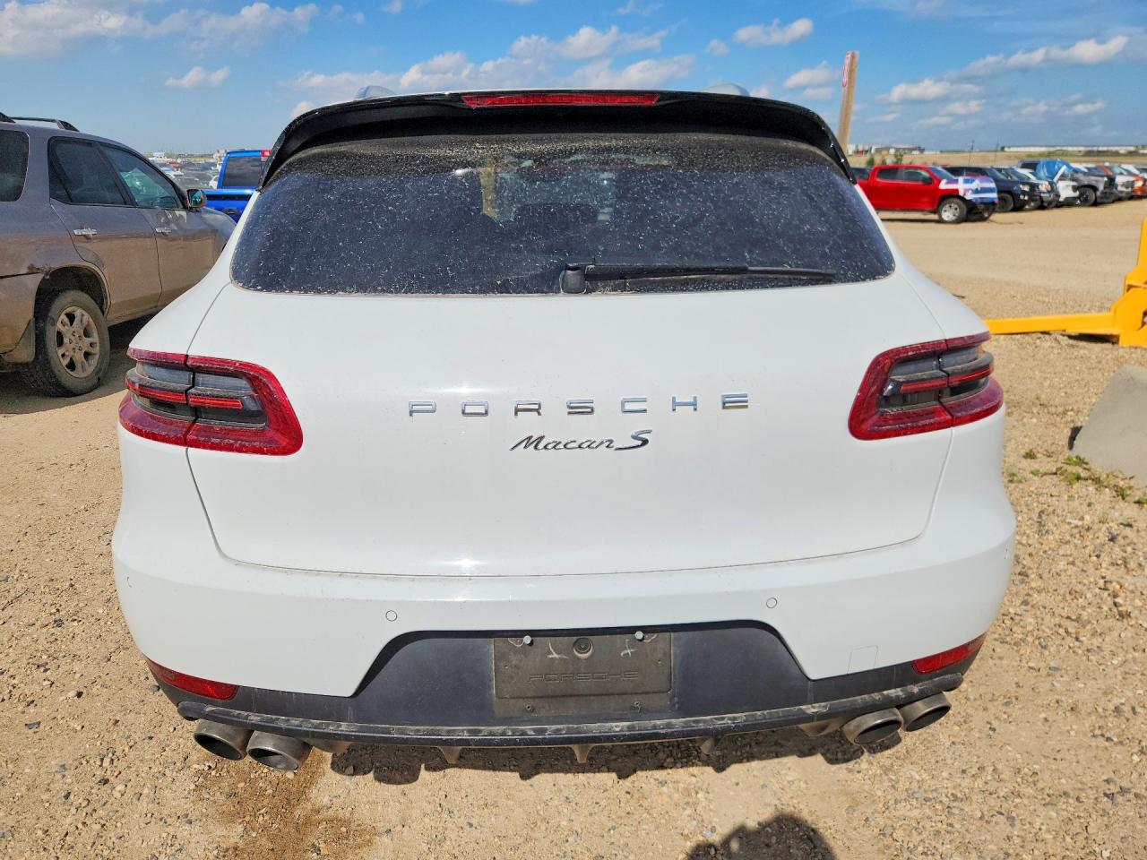 2015 Porsche Macan S White vin: WP1AB2A53FLB51778
