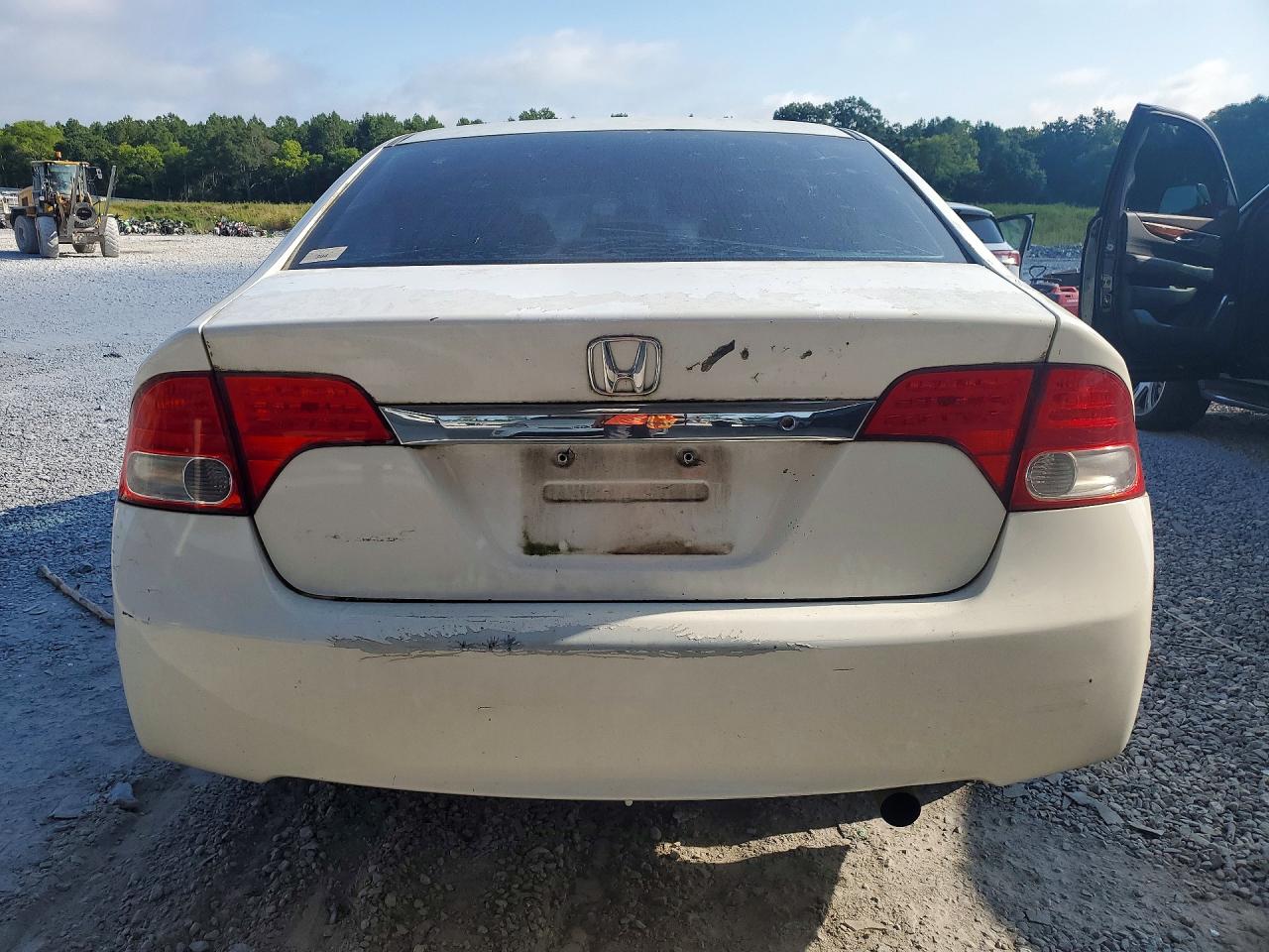 2010 Honda Civic Vp White vin: 19XFA1F35AE084775