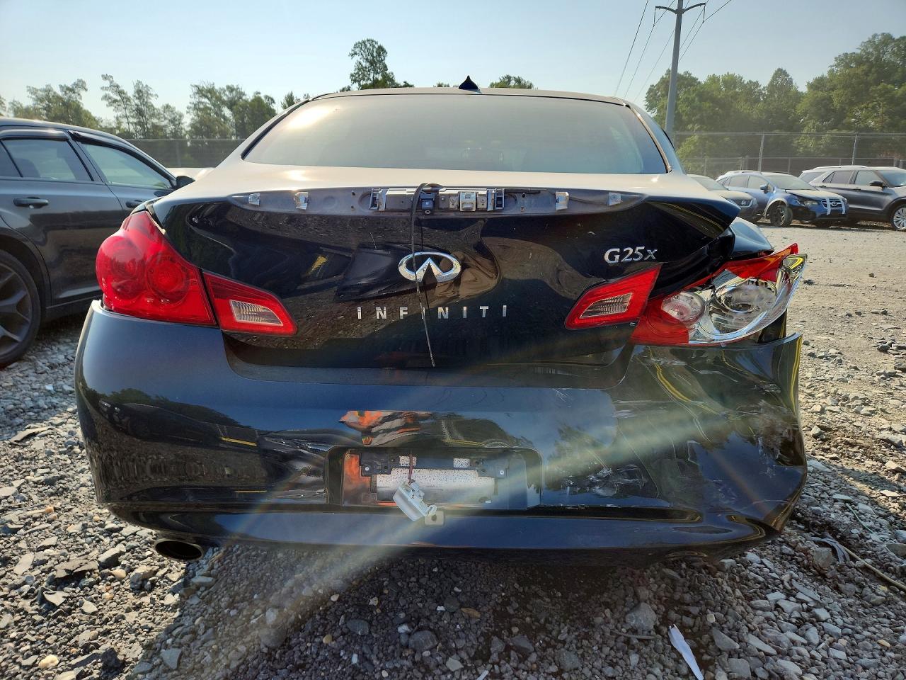 2011 Infiniti G25 Sedan X Black vin: JN1DV6AR5BM651495