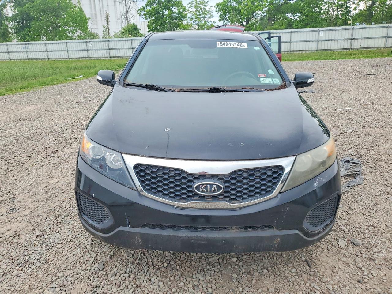 2012 Kia Sorento Lx Black vin: 5XYKT3A18CG246947