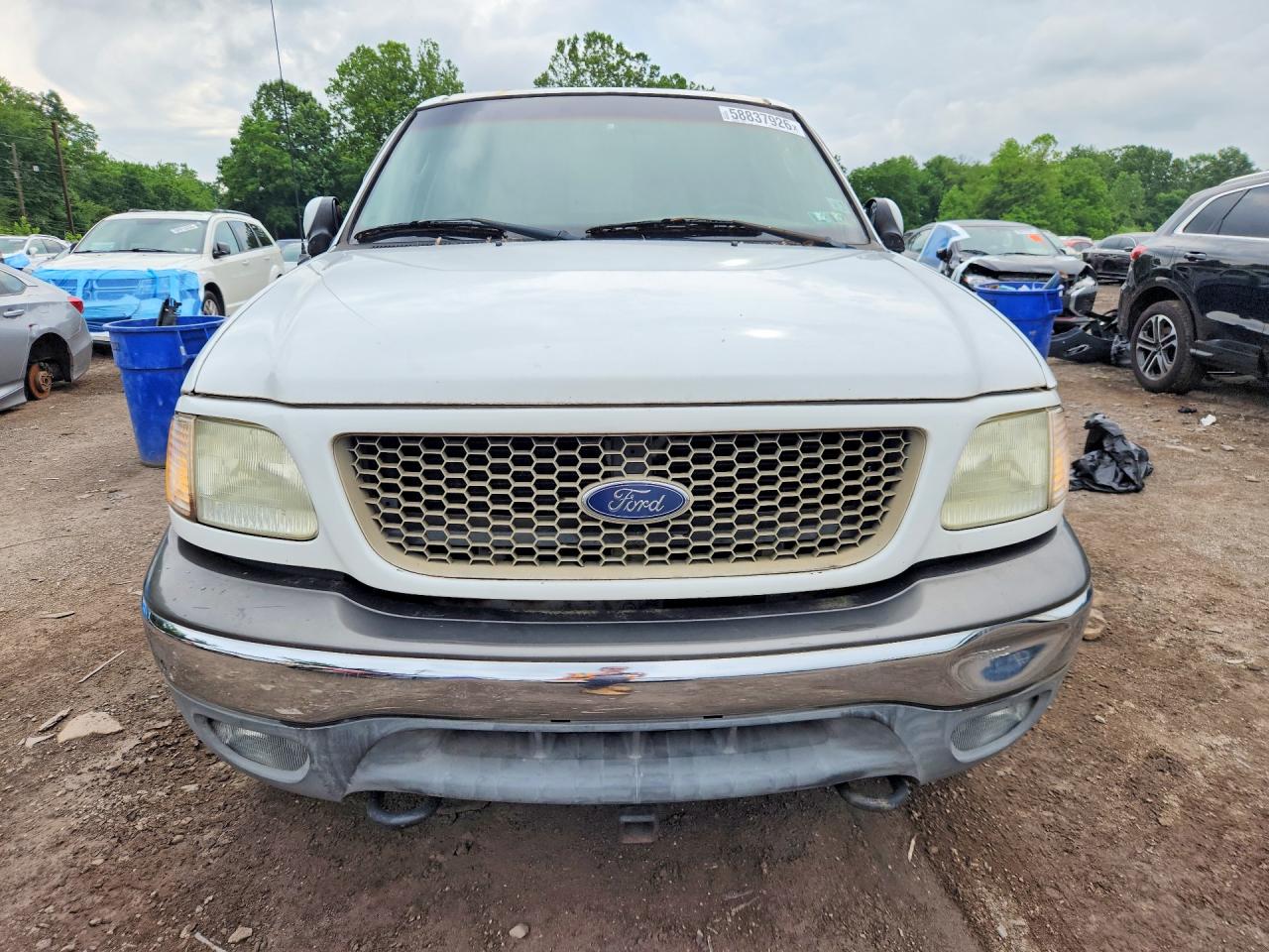 2003 Ford F150 Supercrew White vin: 1FTRW08603KC71437