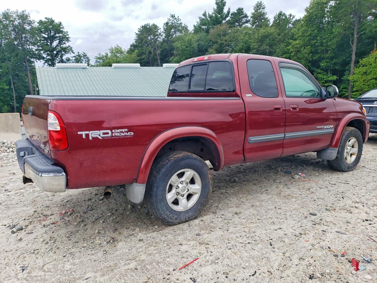 2005 Toyota Tundra Access Cab Sr5 Red vin: 5TBBT44165S461825