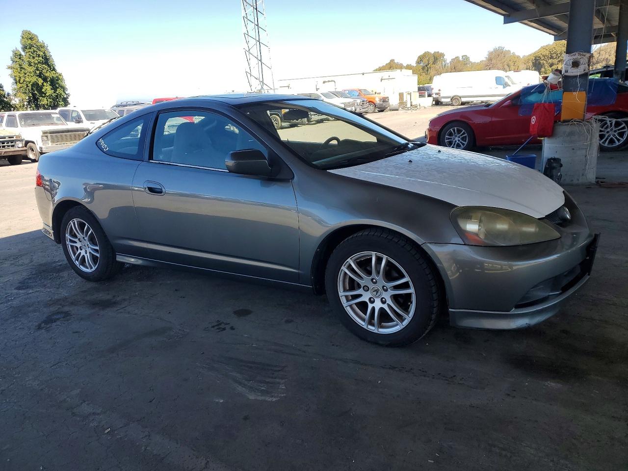 2006 Acura Rsx Silver vin: JH4DC53896S023070