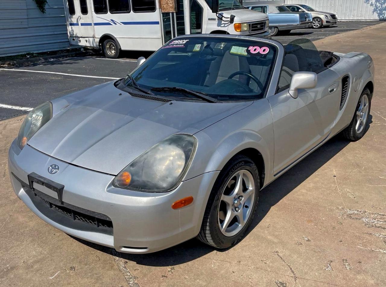 2000 Toyota Mr2 Spyder Серебряный vin: JTDFR3203Y0018812