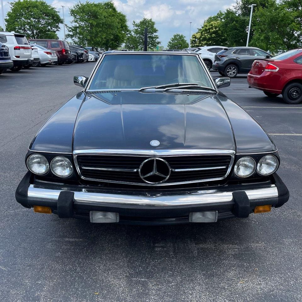 1988 Mercedes-benz 560 Sl Black vin: WDBBA48D5JA084797