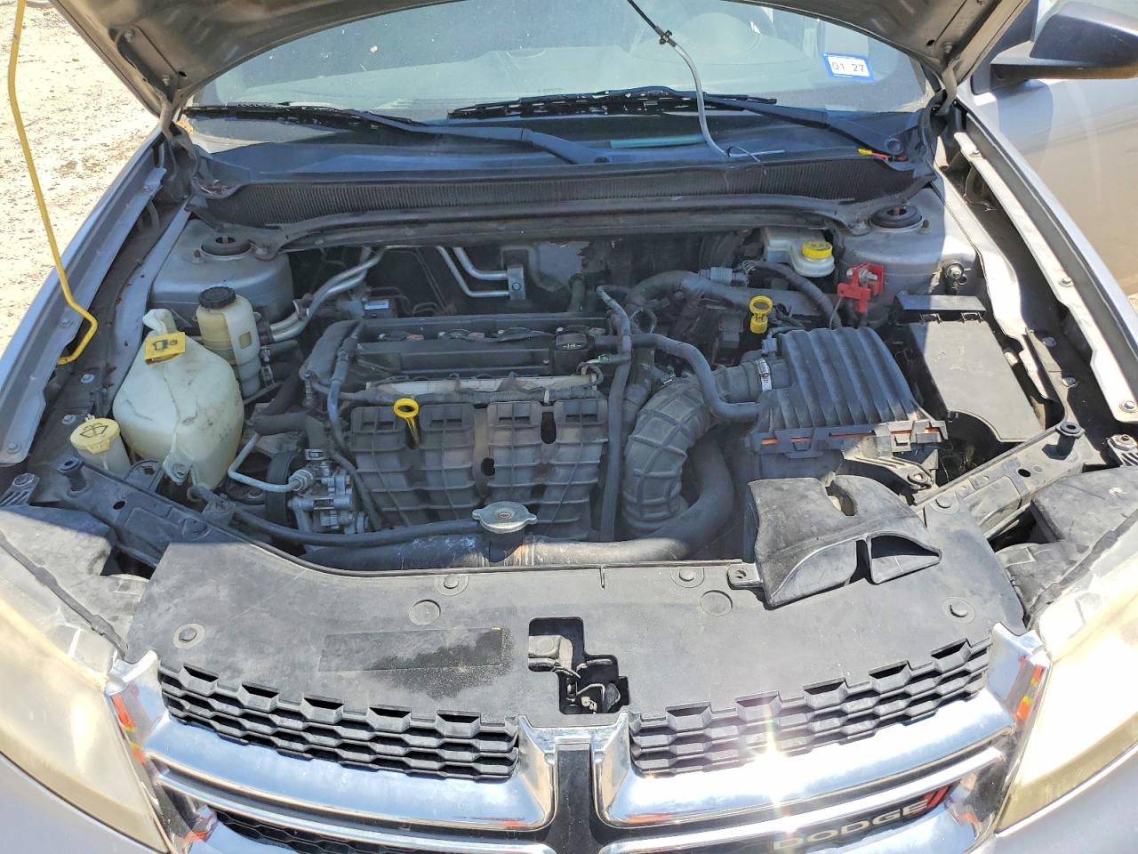 2013 Dodge Avenger Se Silver vin: 1C3CDZAB8DN725042