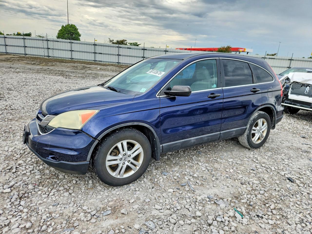 2010 Honda Cr-v Ex Blue vin: 5J6RE4H52AL002181