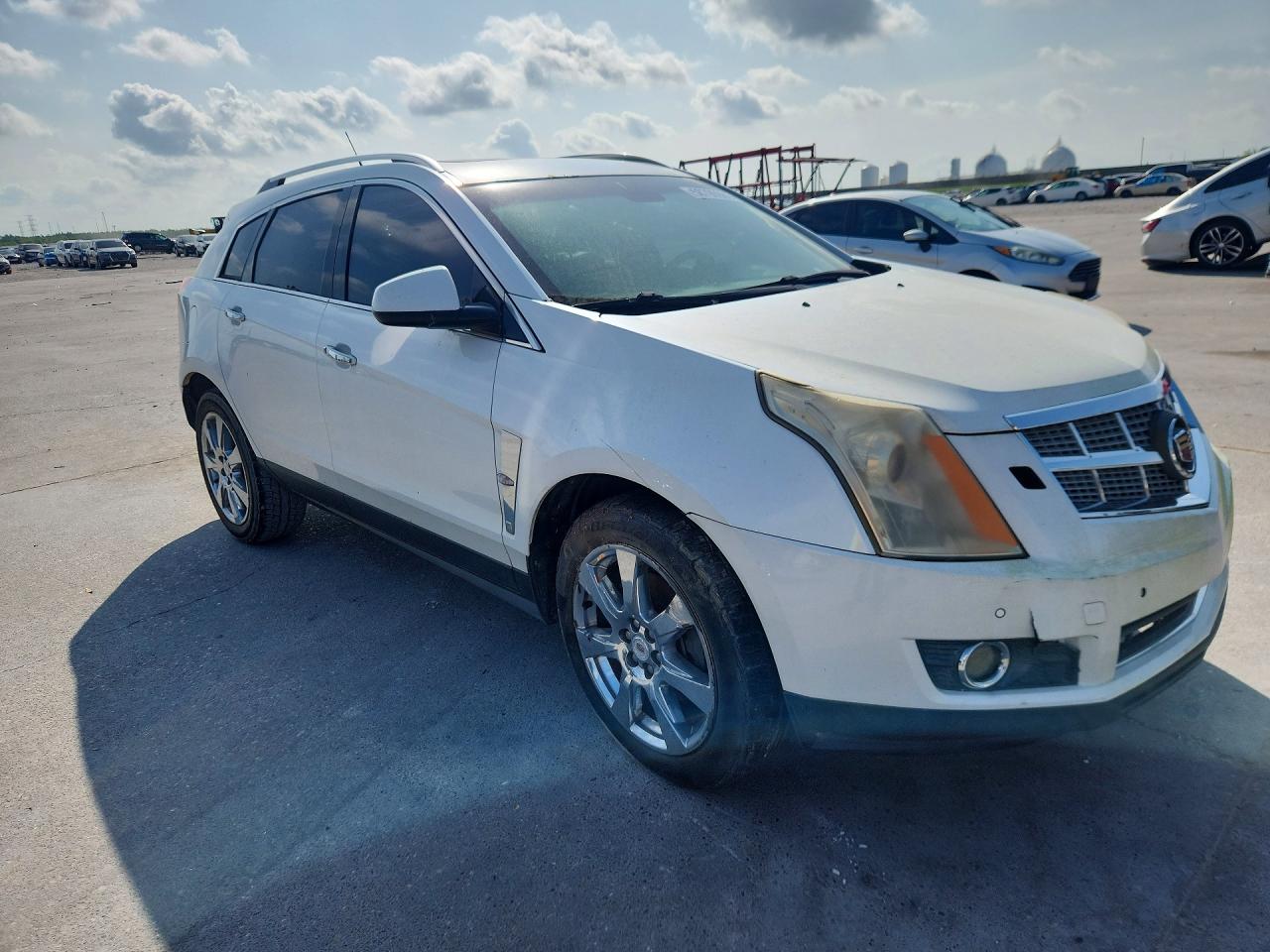 2010 Cadillac Srx Premium Collection White vin: 3GYFNCEY9AS608020