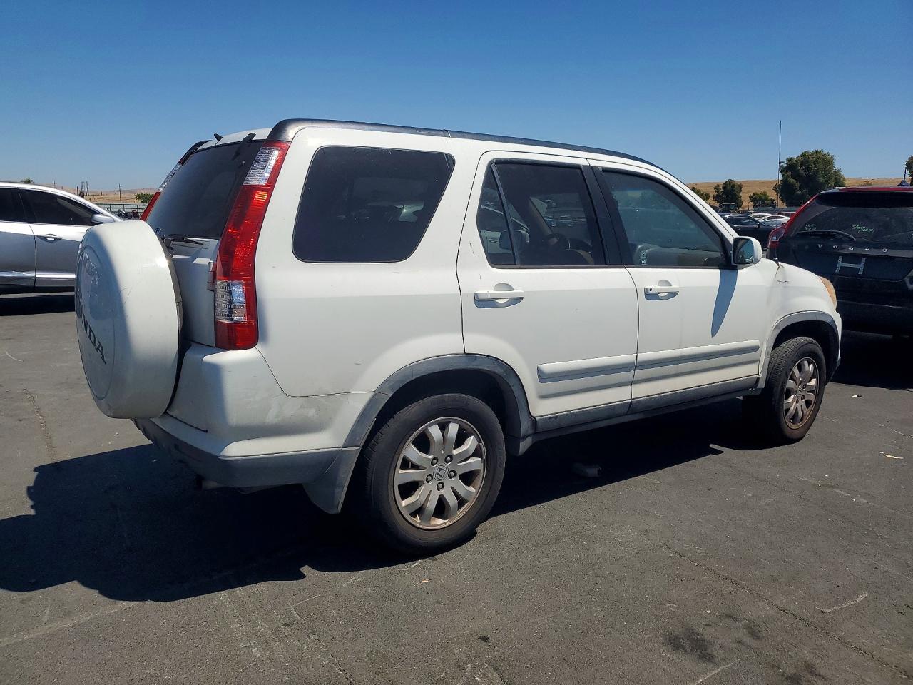 2005 Honda Cr-v Se White vin: JHLRD78985C016804