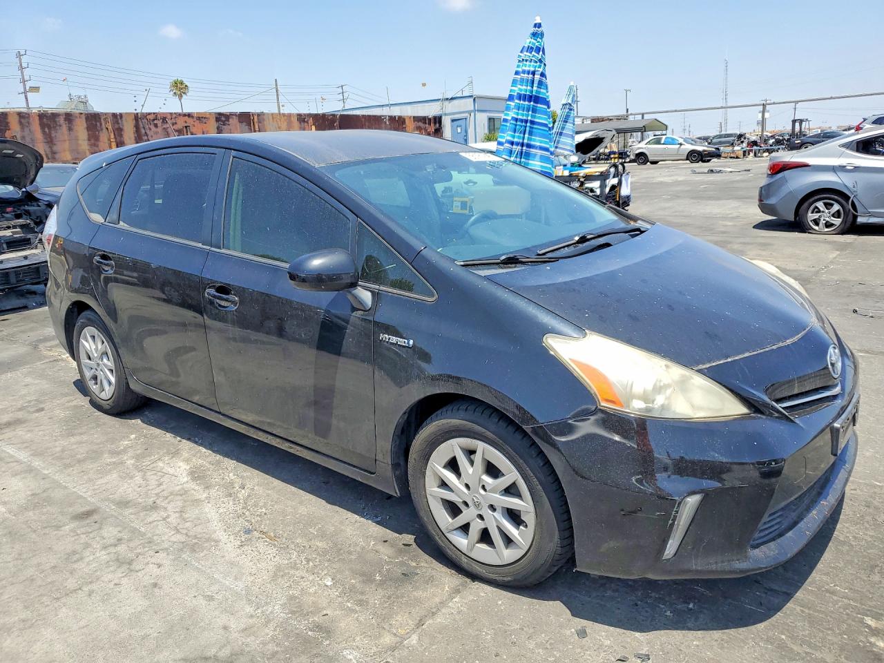 2012 Toyota Prius V Two Black vin: JTDZN3EU9C3056544
