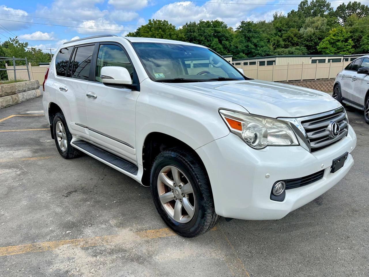 2013 Lexus Gx 460 White vin: JTJBM7FX8D5055487