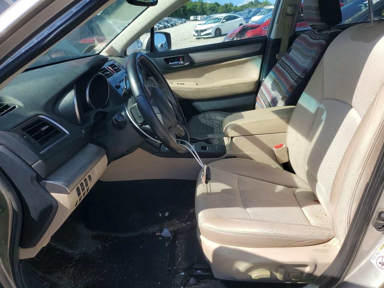 2015 Subaru Outback 2.5i Premium Silver vin: 4S4BSAFC5F3325272