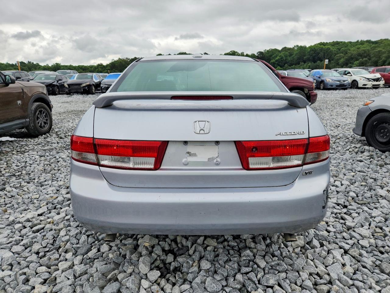 2004 Honda Accord Ex Silver vin: 1HGCM66504A104741