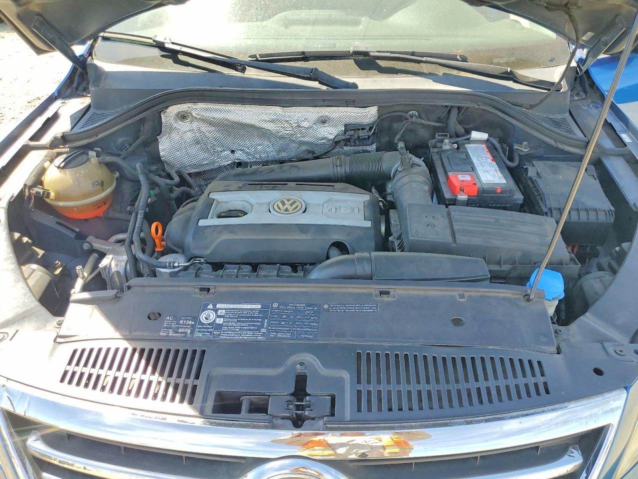 2009 Volkswagen Tiguan Se Blue vin: WVGBV75N69W003224