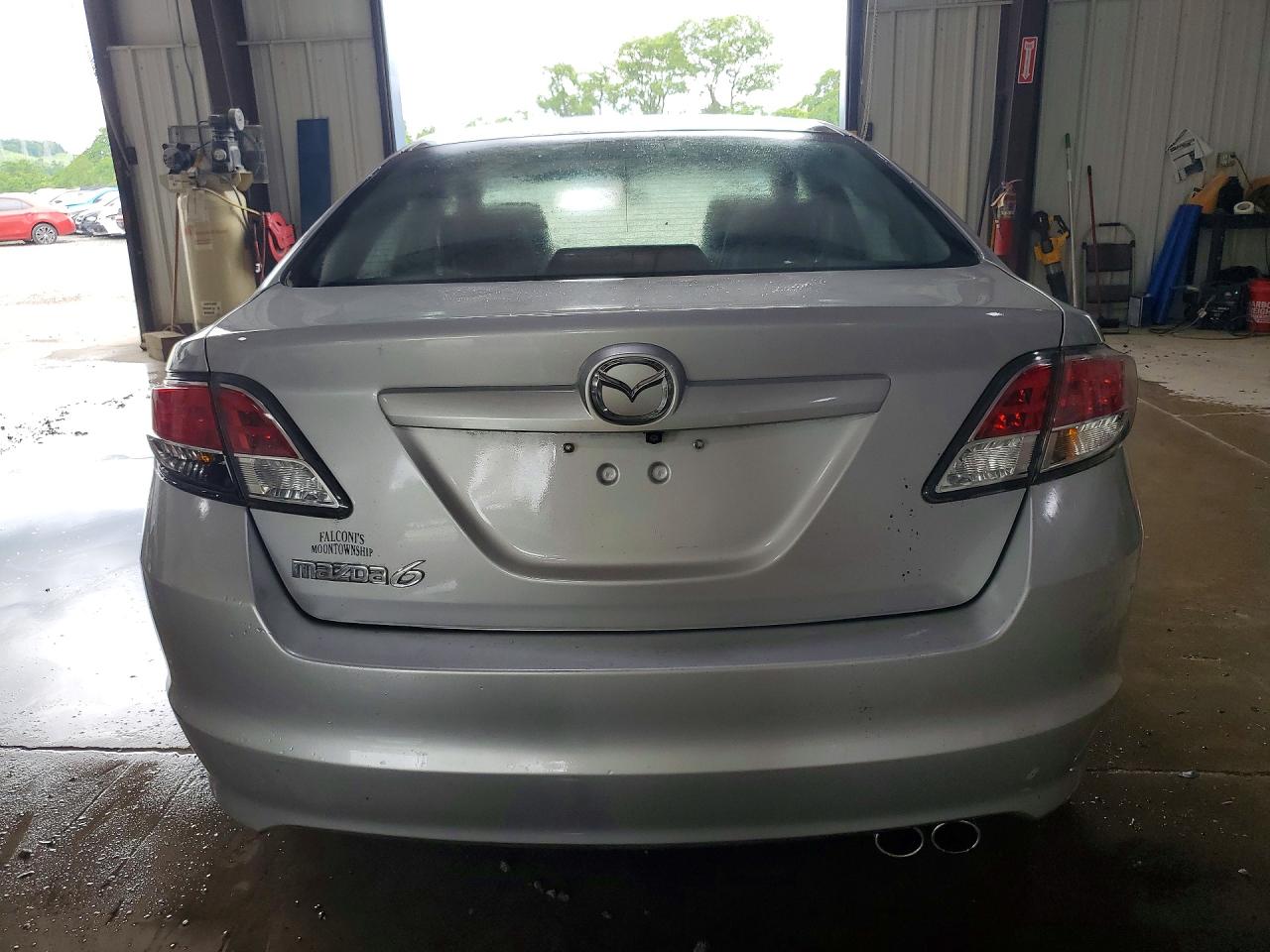 2012 Mazda 6 I Silver vin: 1YVHZ8CHXC5M08354