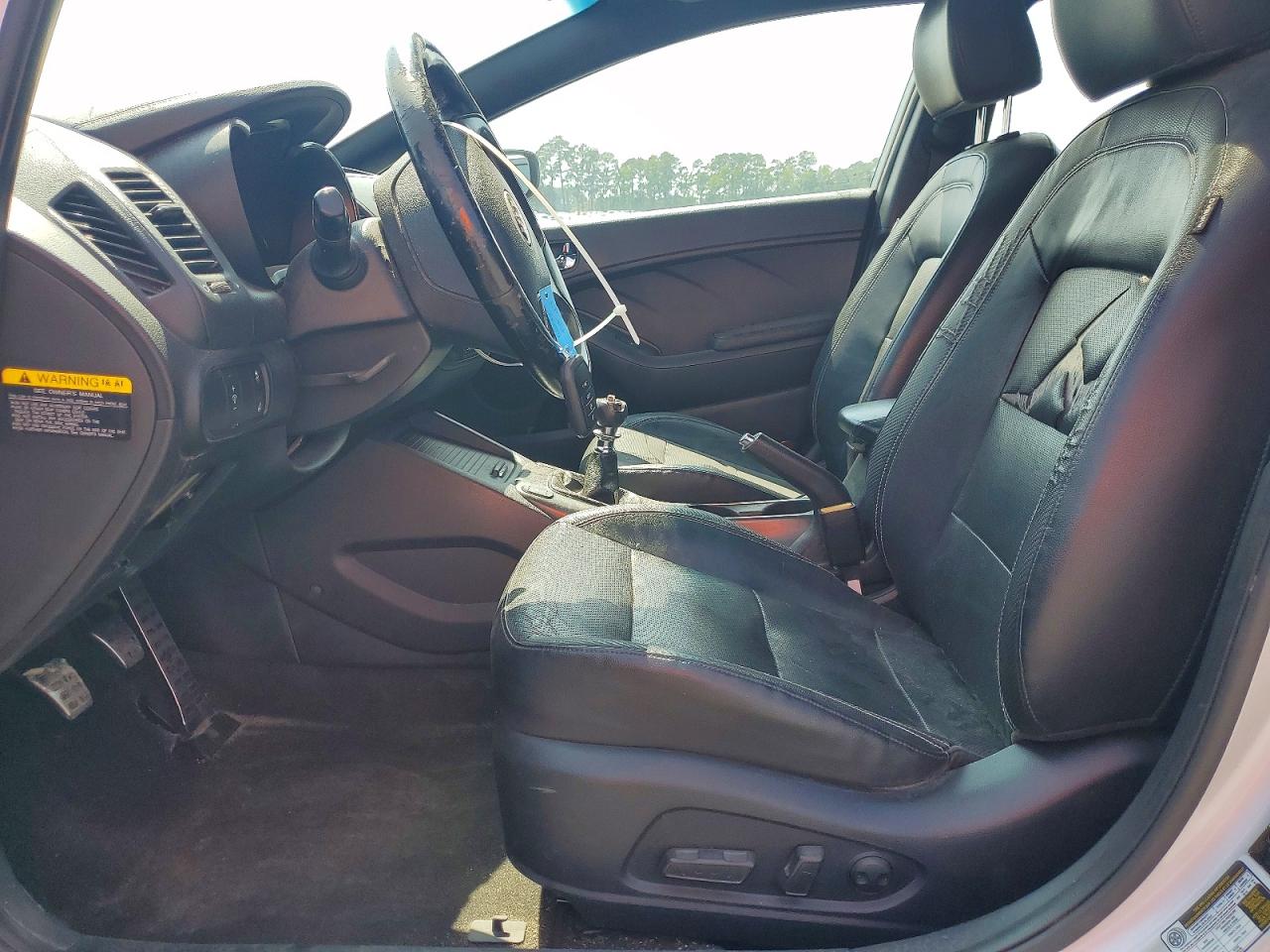 2015 Kia Forte Sx Silver vin: KNAFZ5A39F5298661
