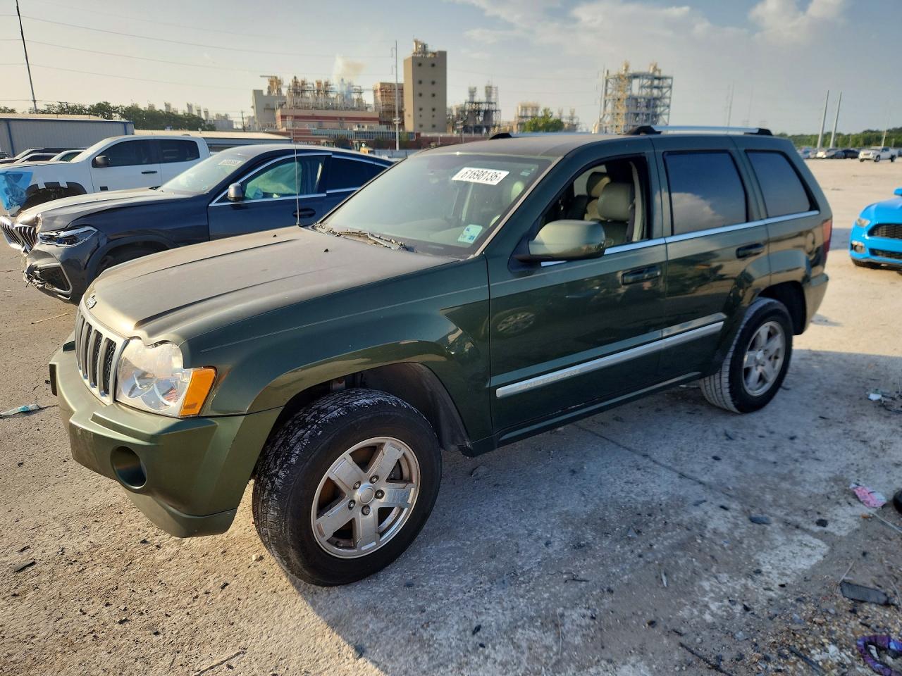 2007 Jeep Grand Cherokee Overland Green vin: 1J8HS68257C653026