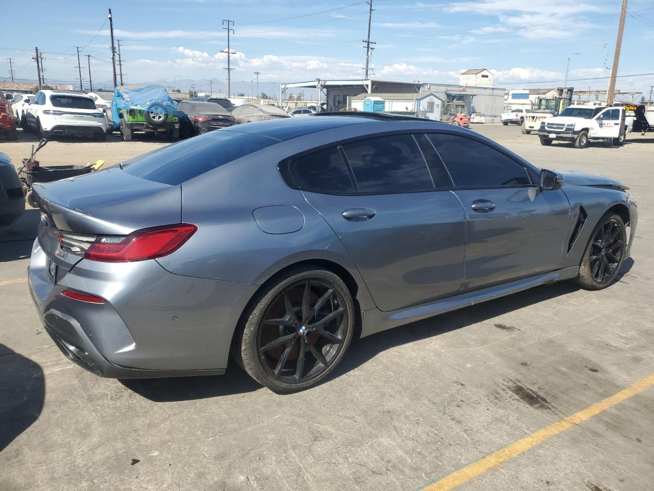 2022 Bmw M850xi    Gray vin: WBAGV8C04NCH67186