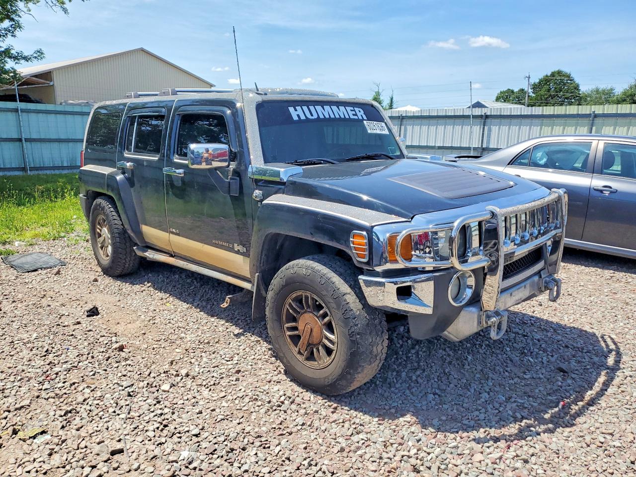2009 Hummer H3 Черный vin: 5GTEN13E798104495