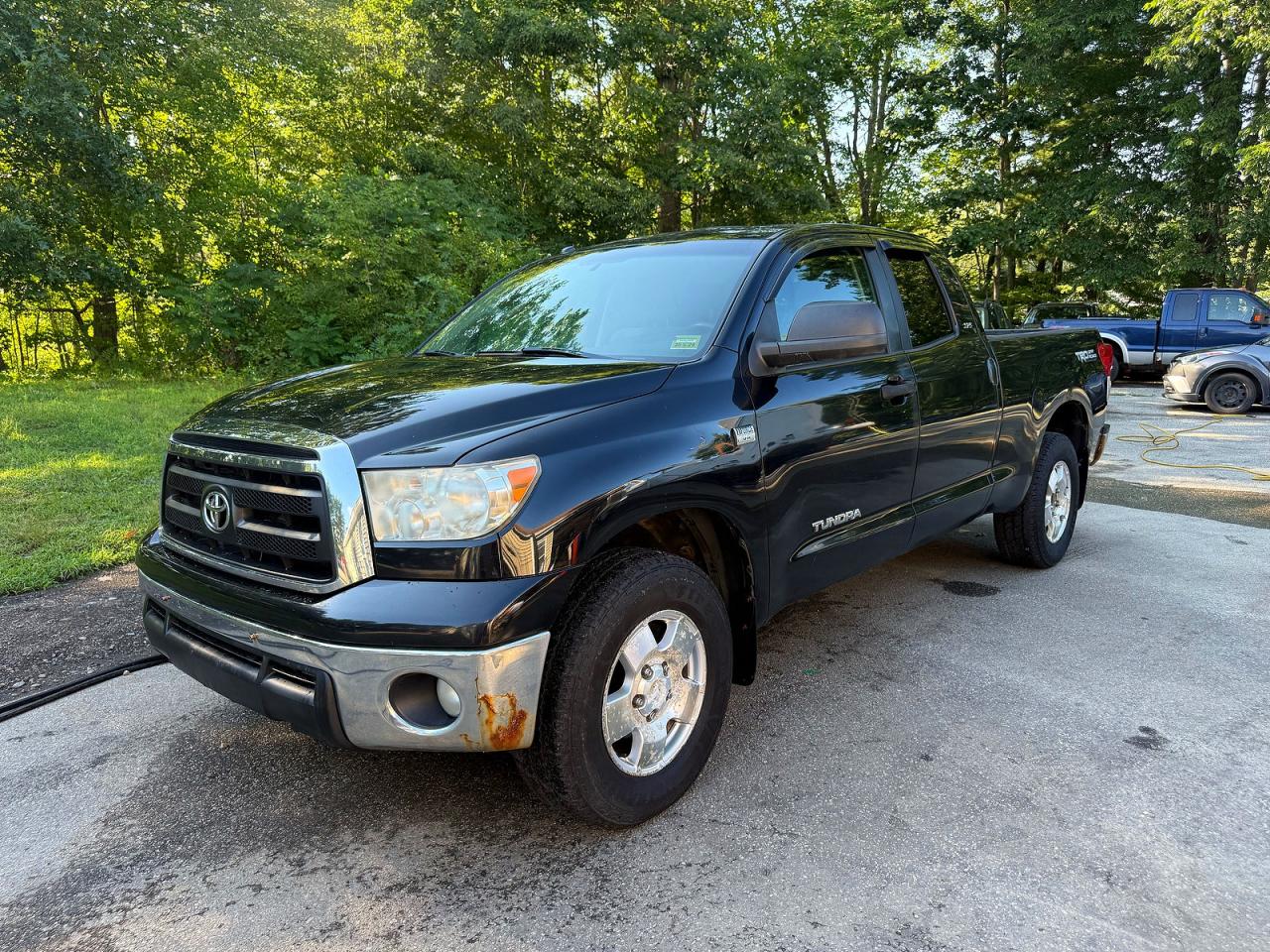 2010 Toyota Tundra Double Cab Sr5 Black vin: 5TFUM5F11AX001511