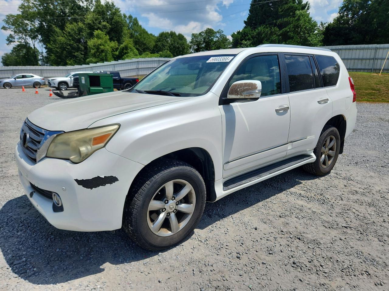 2012 Lexus Gx 460 White vin: JTJBM7FX8C5037828