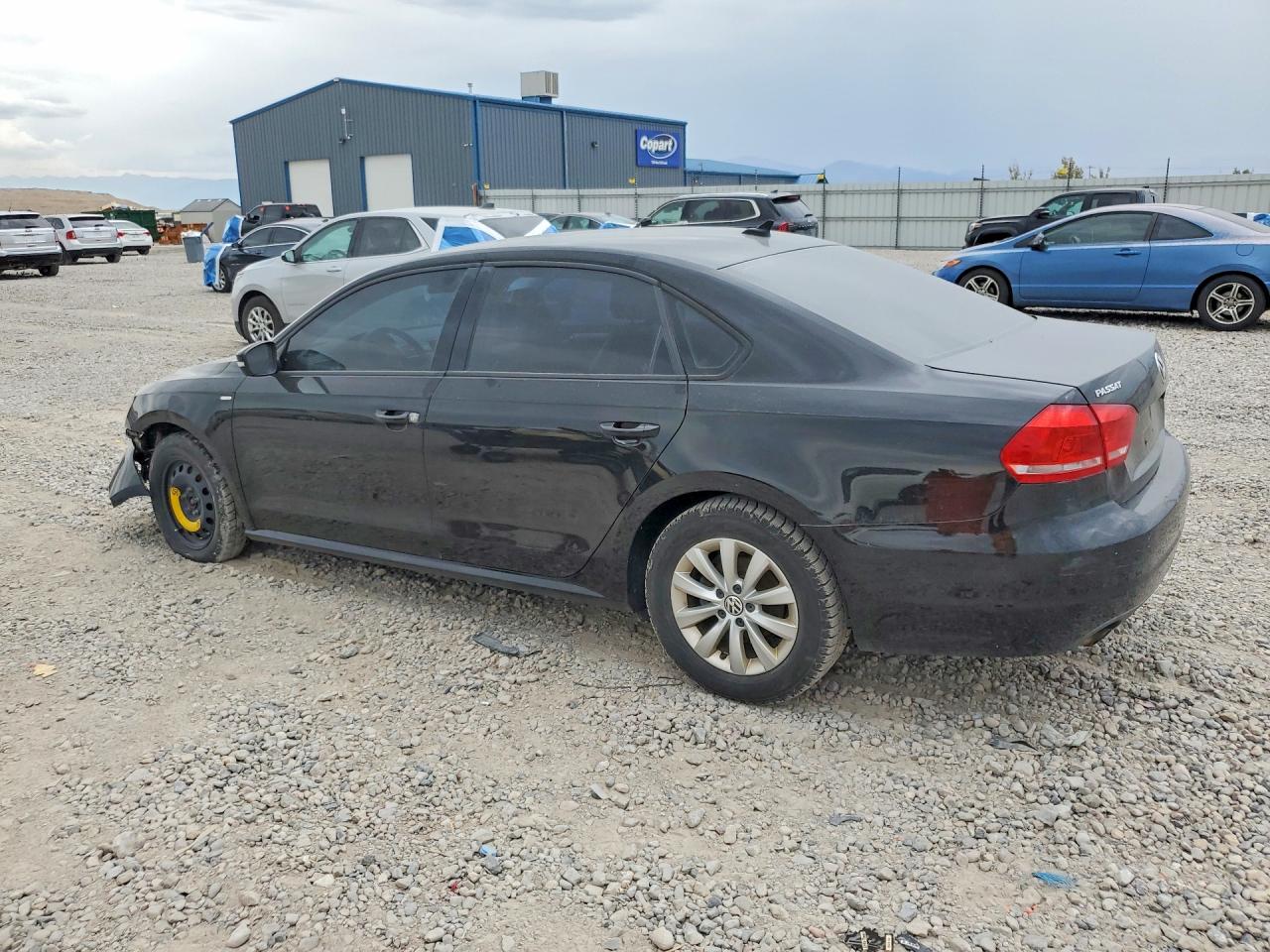 2015 Volkswagen Passat S Black vin: 1VWAT7A33FC050988