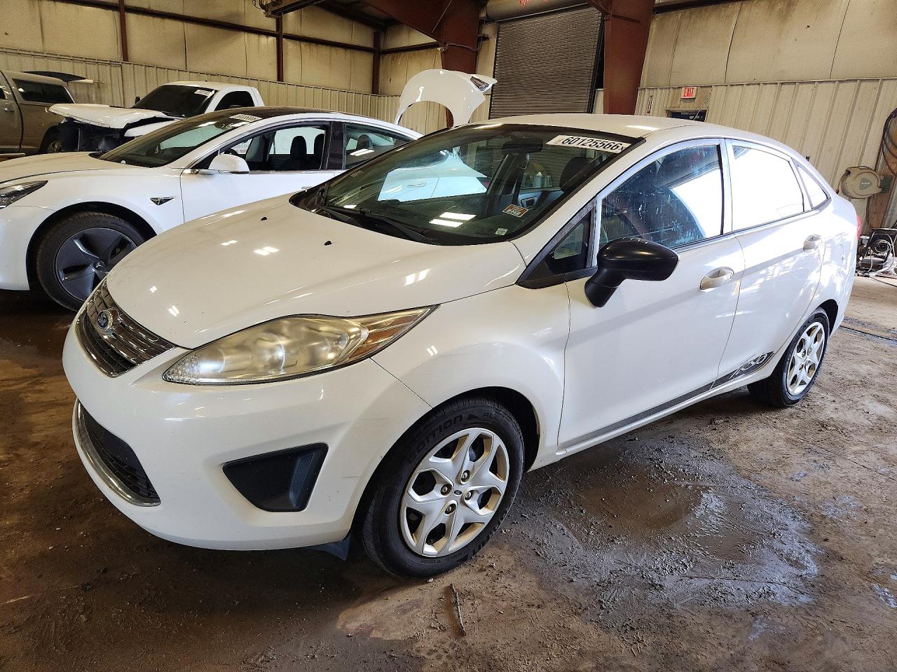 2013 Ford Fiesta Se White vin: 3FADP4BJ6DM224991