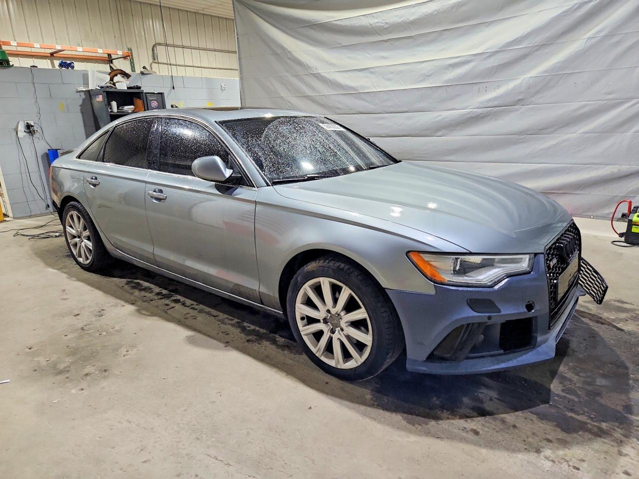 2013 Audi A6 Premium Plus Silver vin: WAUGFAFC7DN012463