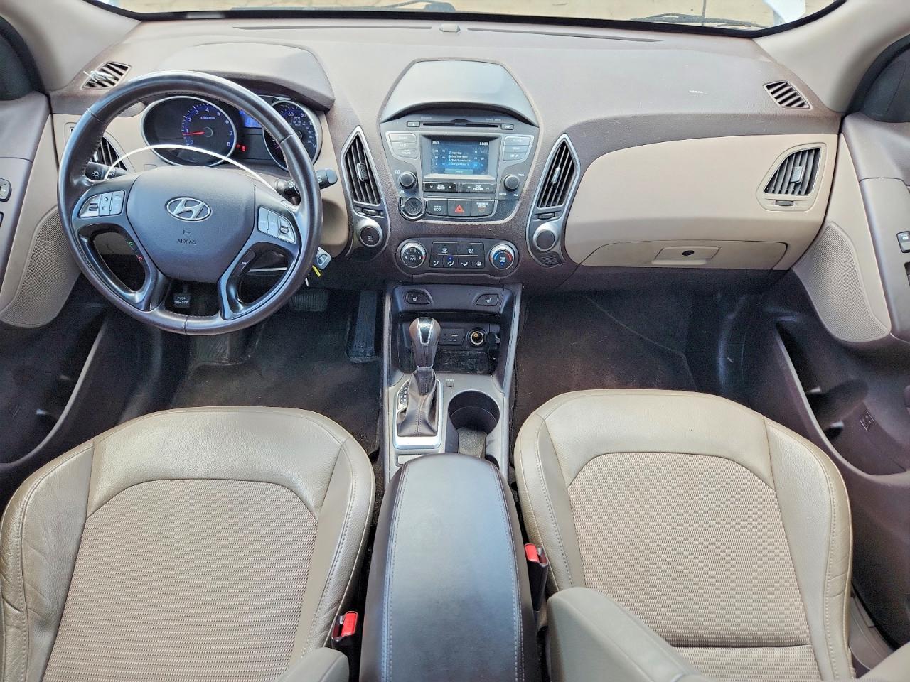 2015 Hyundai Tucson Se White vin: KM8JUCAG6FU079290