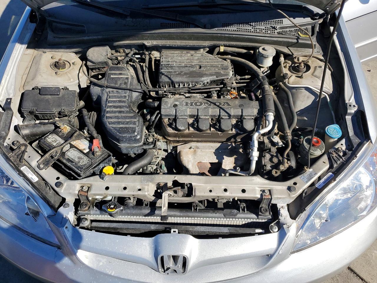2005 Honda Civic Lx Silver vin: 2HGES16685H516645