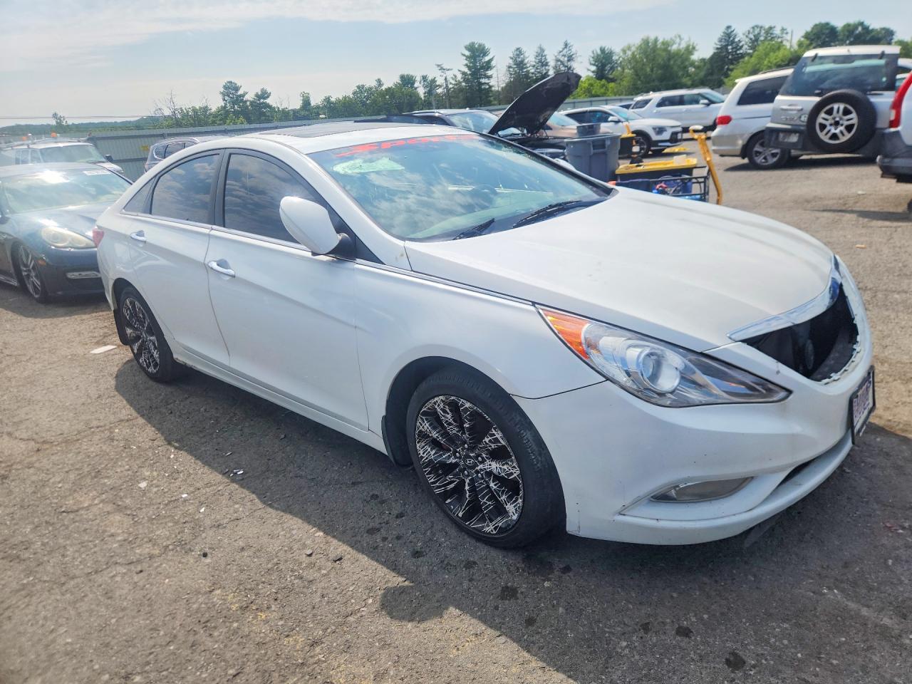 2011 Hyundai Sonata Se/limited White vin: 5NPEC4AC9BH116266