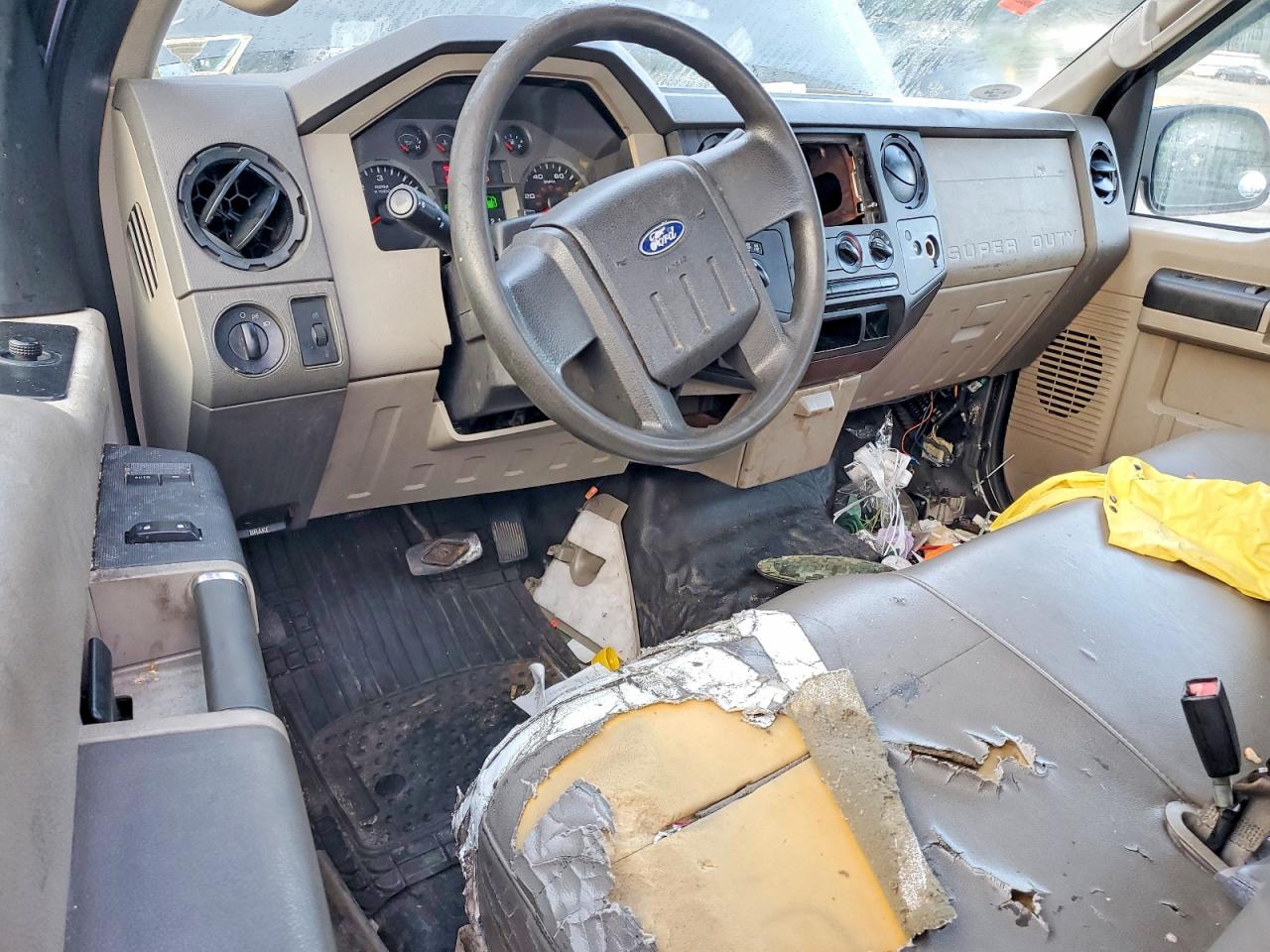 2008 Ford F250 Super Duty Gray vin: 1FTNF21558EA01847