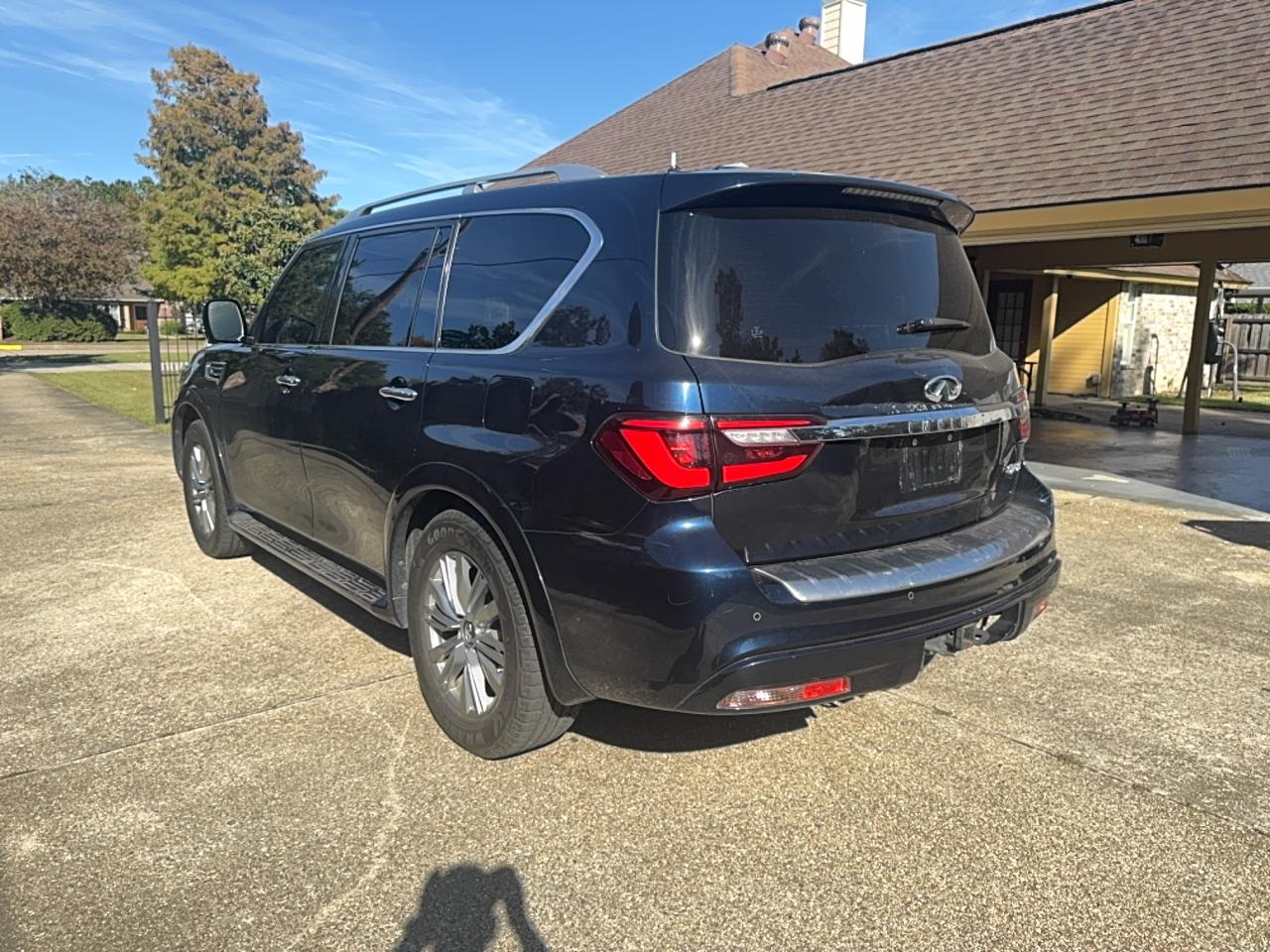 2021 Infiniti Qx80 Luxe Blue vin: JN8AZ2AFXM9718038