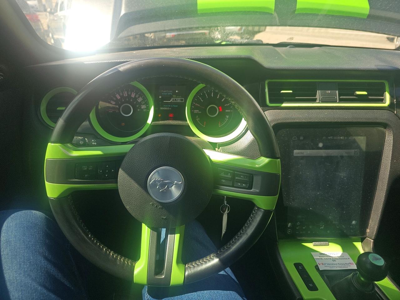 2014 Ford Mustang Gt Green vin: 1ZVBP8CFXE5312515