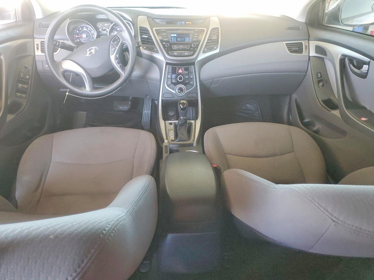 2015 Hyundai Elantra Se Gray vin: 5NPDH4AE7FH549301