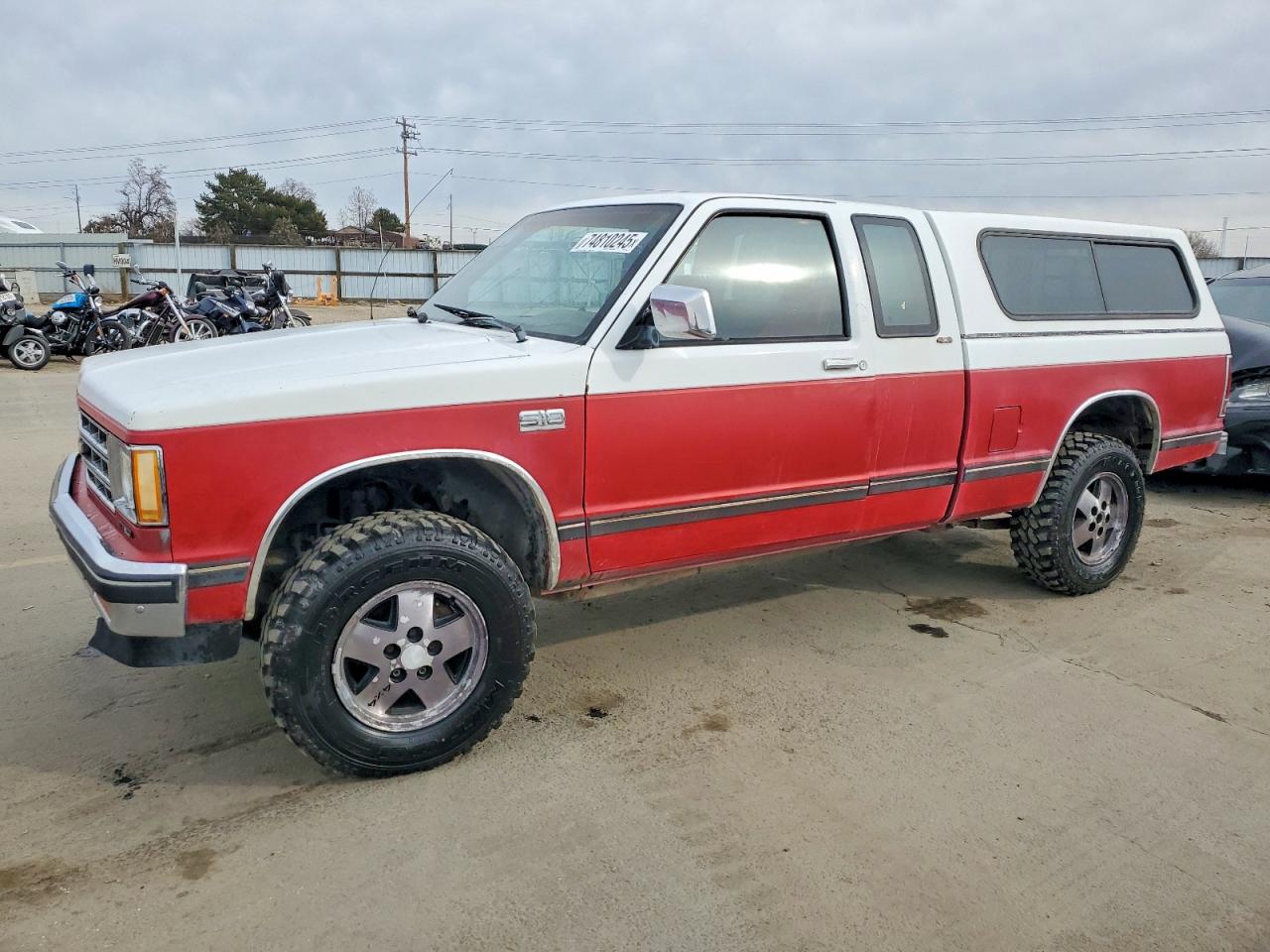 1987 Chevrolet S Truck S10 White vin: 1GCCT14R8H2150909