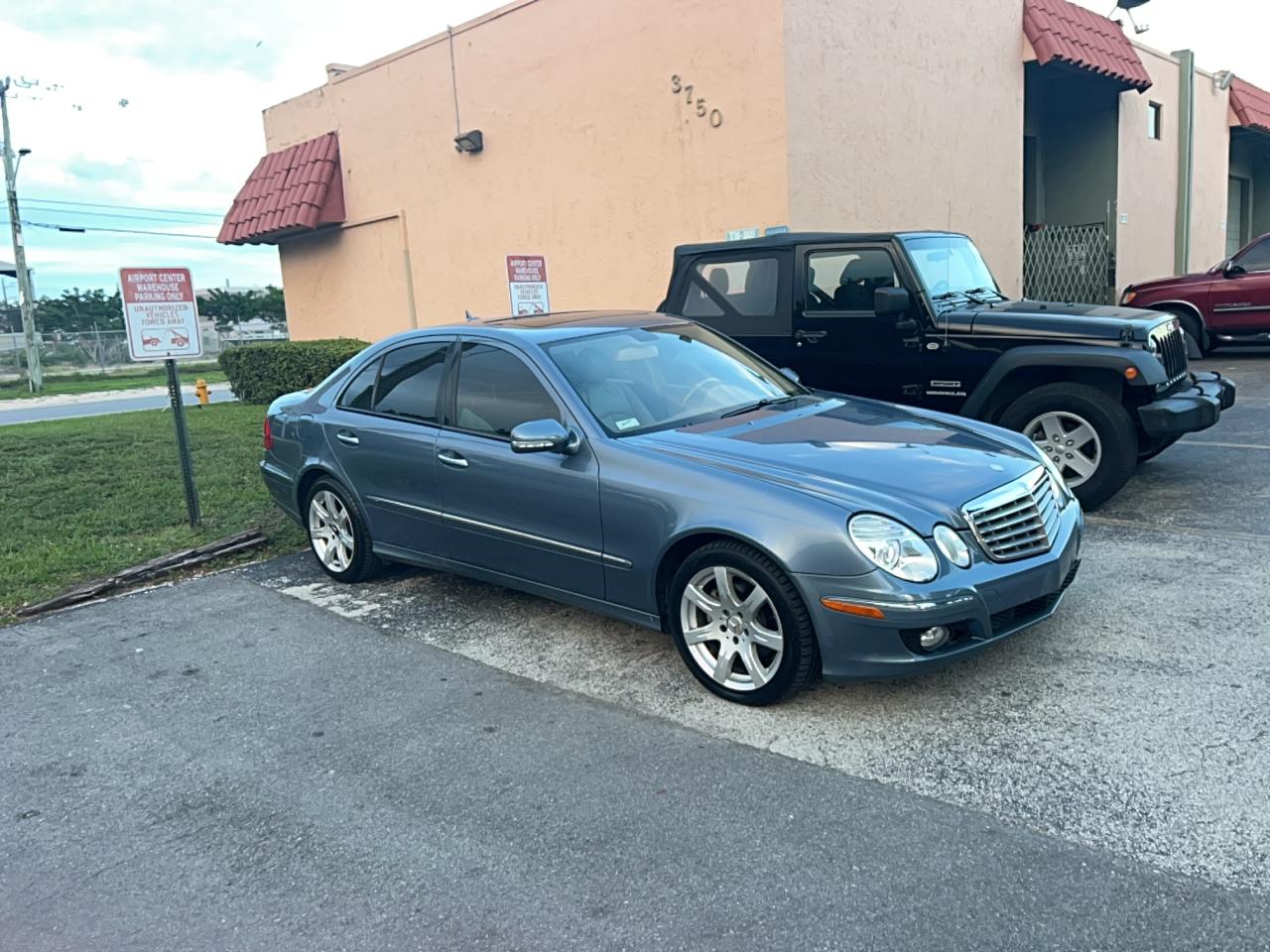 2007 Mercedes-benz E 350 Синий vin: WDBUF56X47B003823