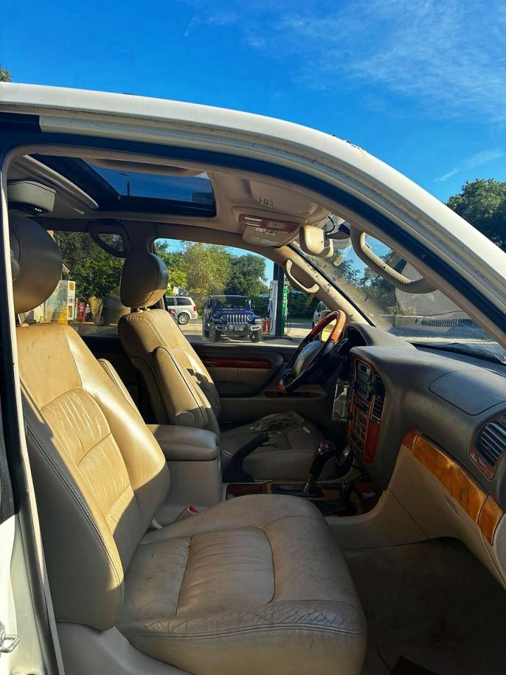 2000 Lexus Lx 470 White vin: JT6HT00W9Y0084756