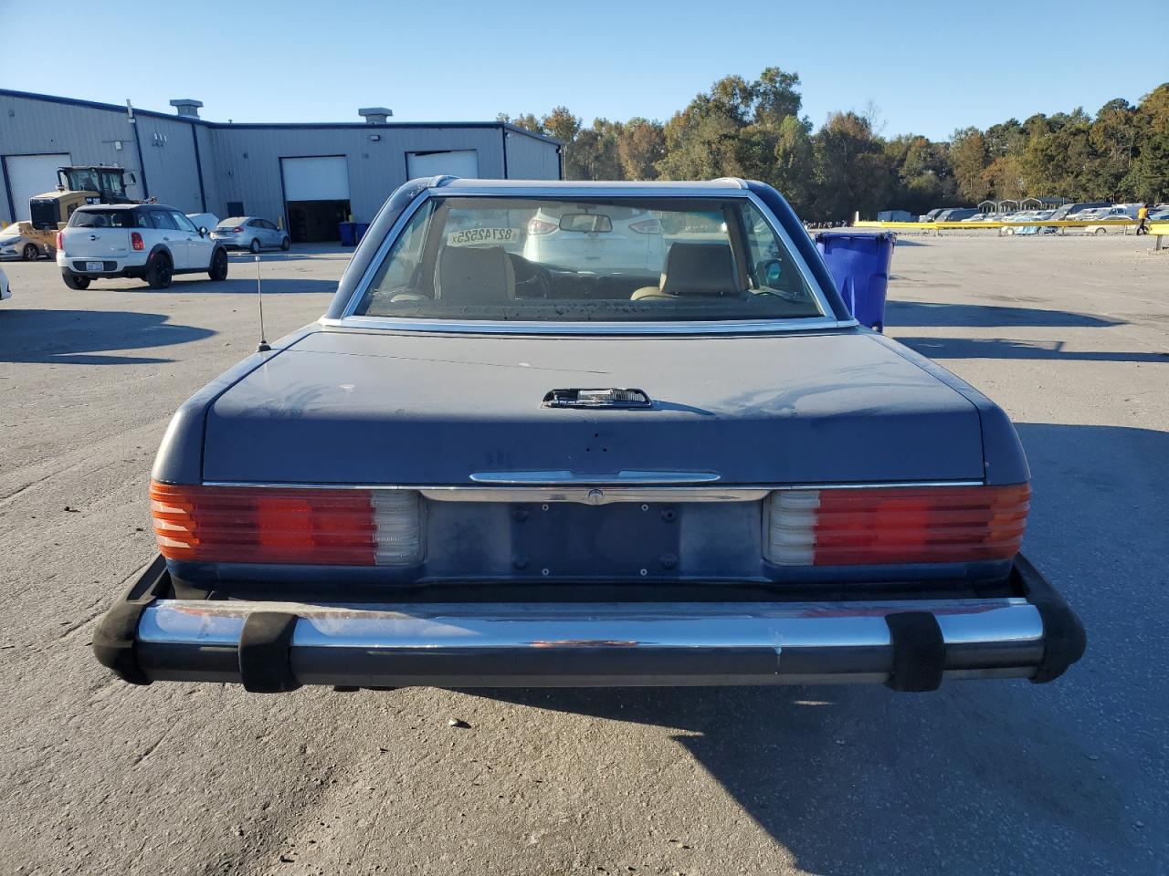 1988 Mercedes-benz 560 Sl Blue vin: WDBBA48D0JA082911