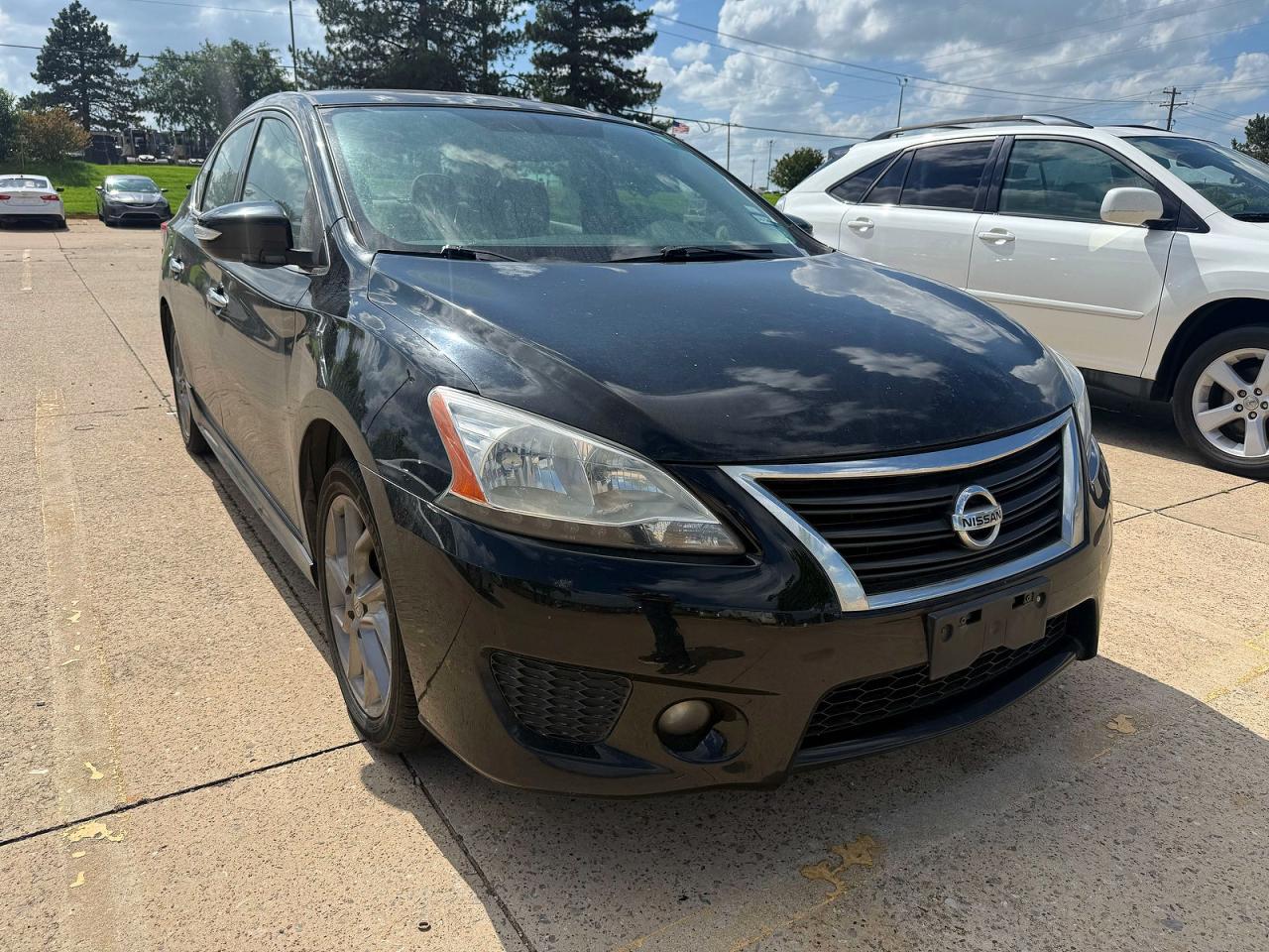 2015 Nissan Sentra Sr Black vin: 3N1AB7AP5FY354763