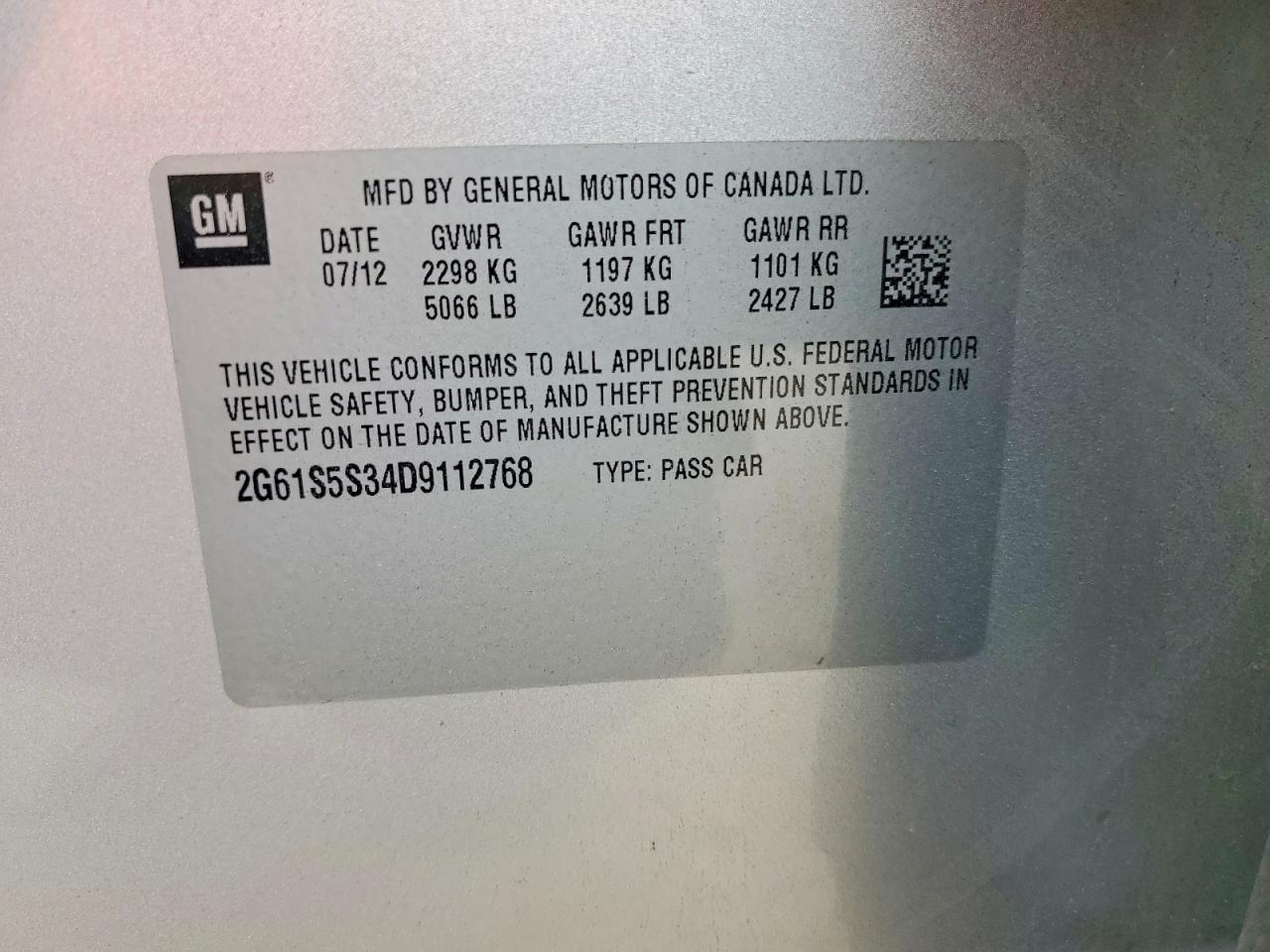 2013 Cadillac Xts Premium Collection Silver vin: 2G61S5S34D9112768