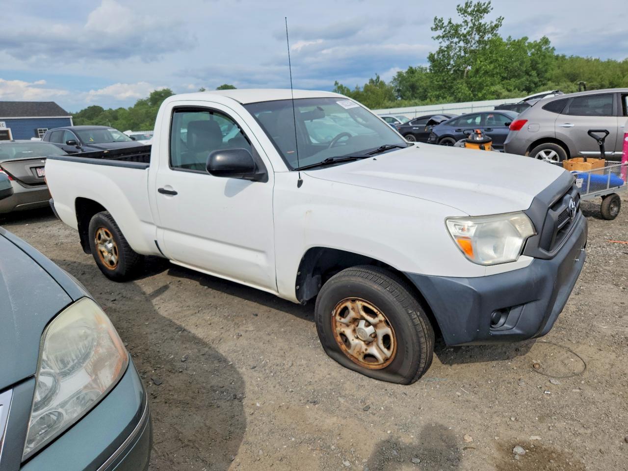 2012 Toyota Tacoma Base Белый vin: 5TFNX4CN1CX015537