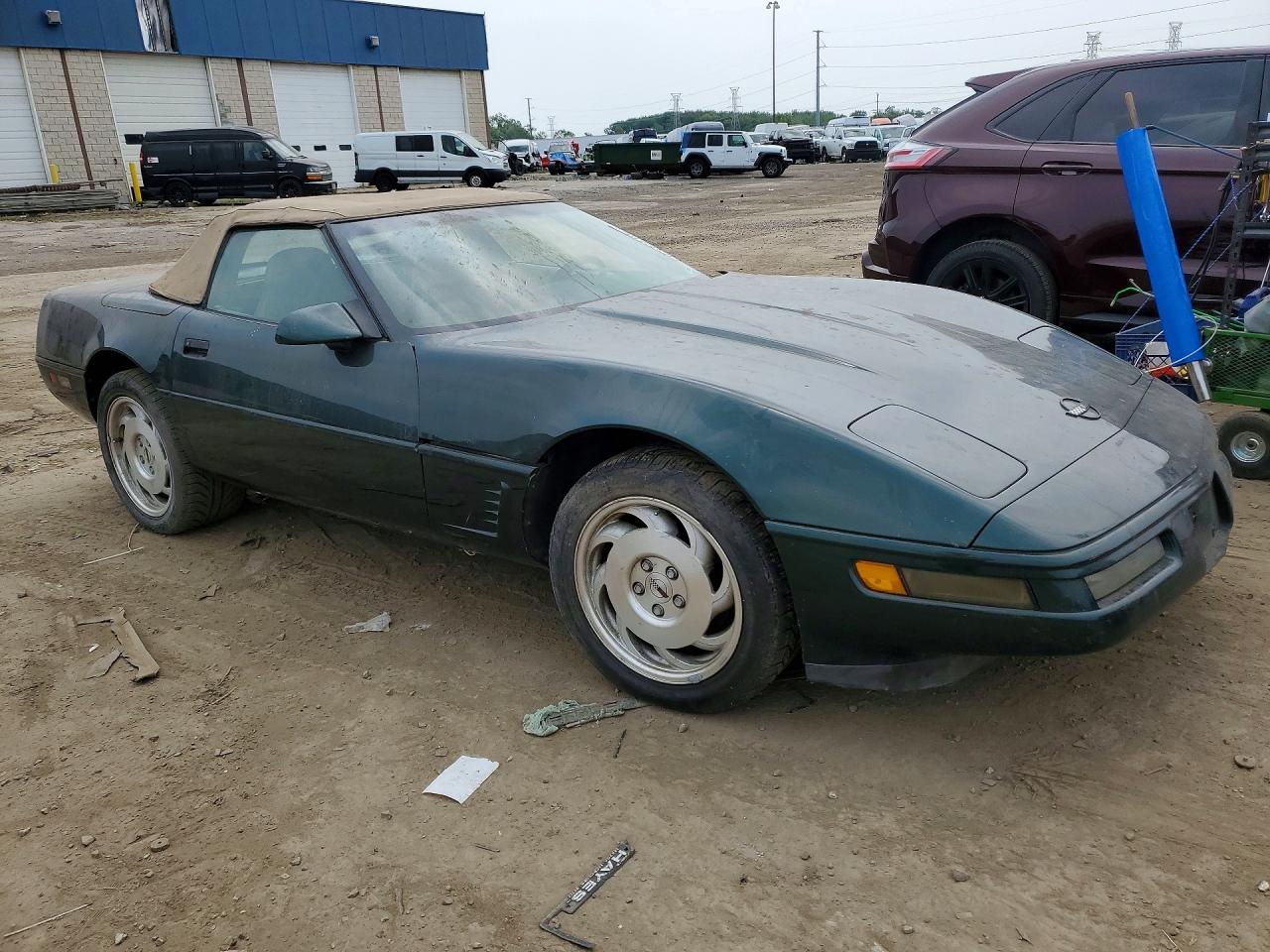1996 Chevrolet Corvette Зеленый vin: 1G1YY32P1T5110630