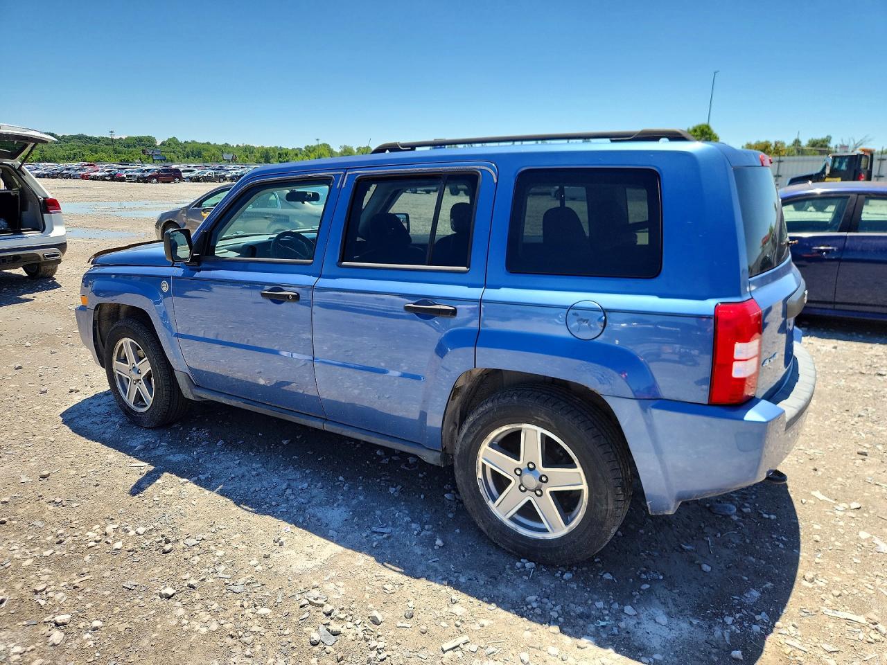 2007 Jeep Patriot Sport Blue vin: 1J8FF28W57D170623